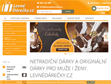 Tablet Screenshot of levnedarecky.cz
